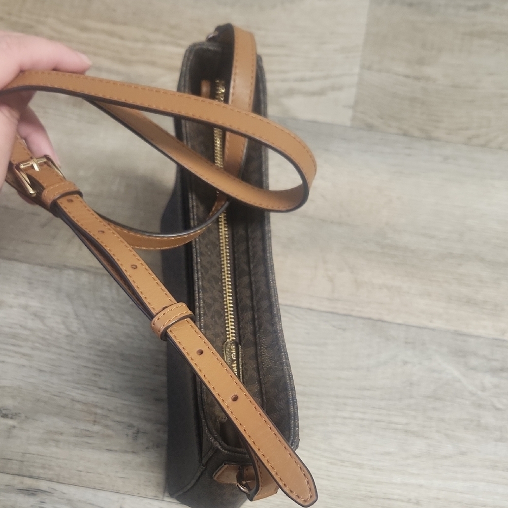 Michael Kors Dark Brown Crossbody Bag - Picture 8 of 15